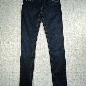 7 For All Mankind Dark Blue Skinny Jeans